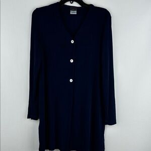 Citiknit Long Sleeve Jersey Knit Cardigan